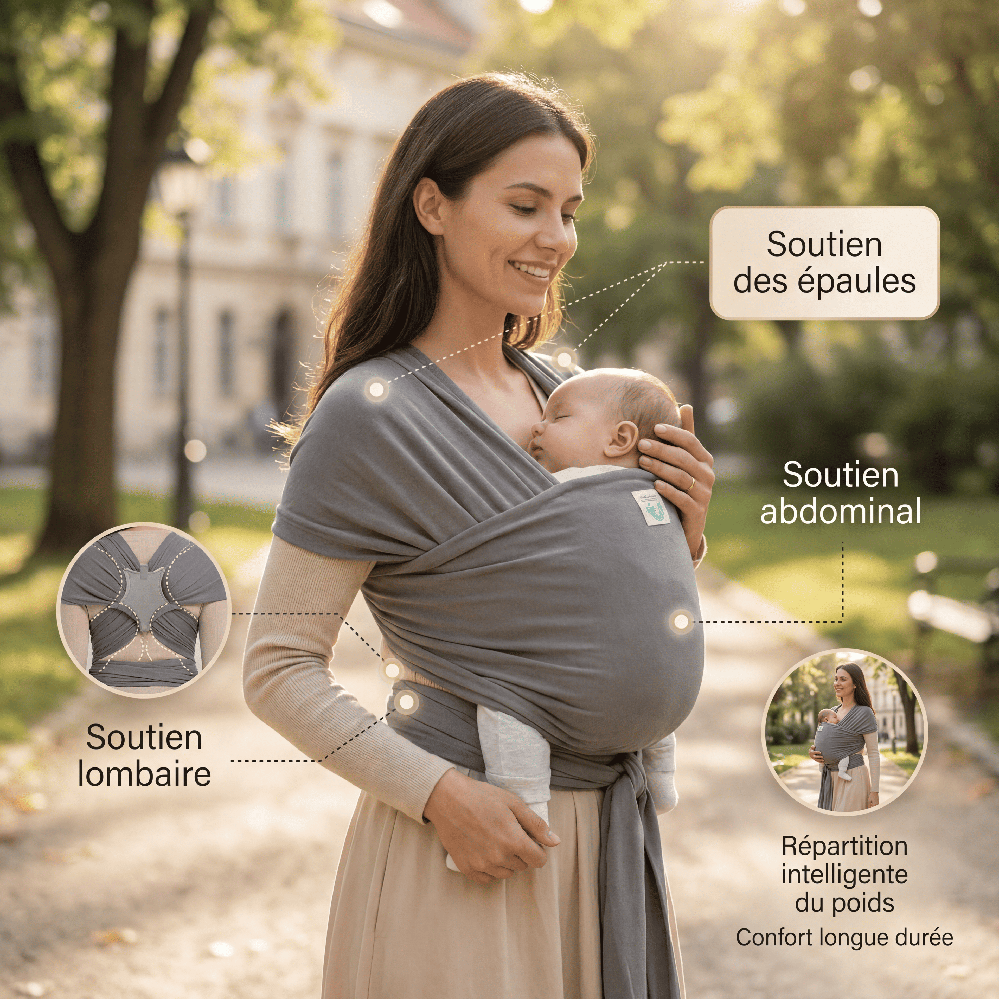 PorteBébé CURE™ – Cocoon Wrap
