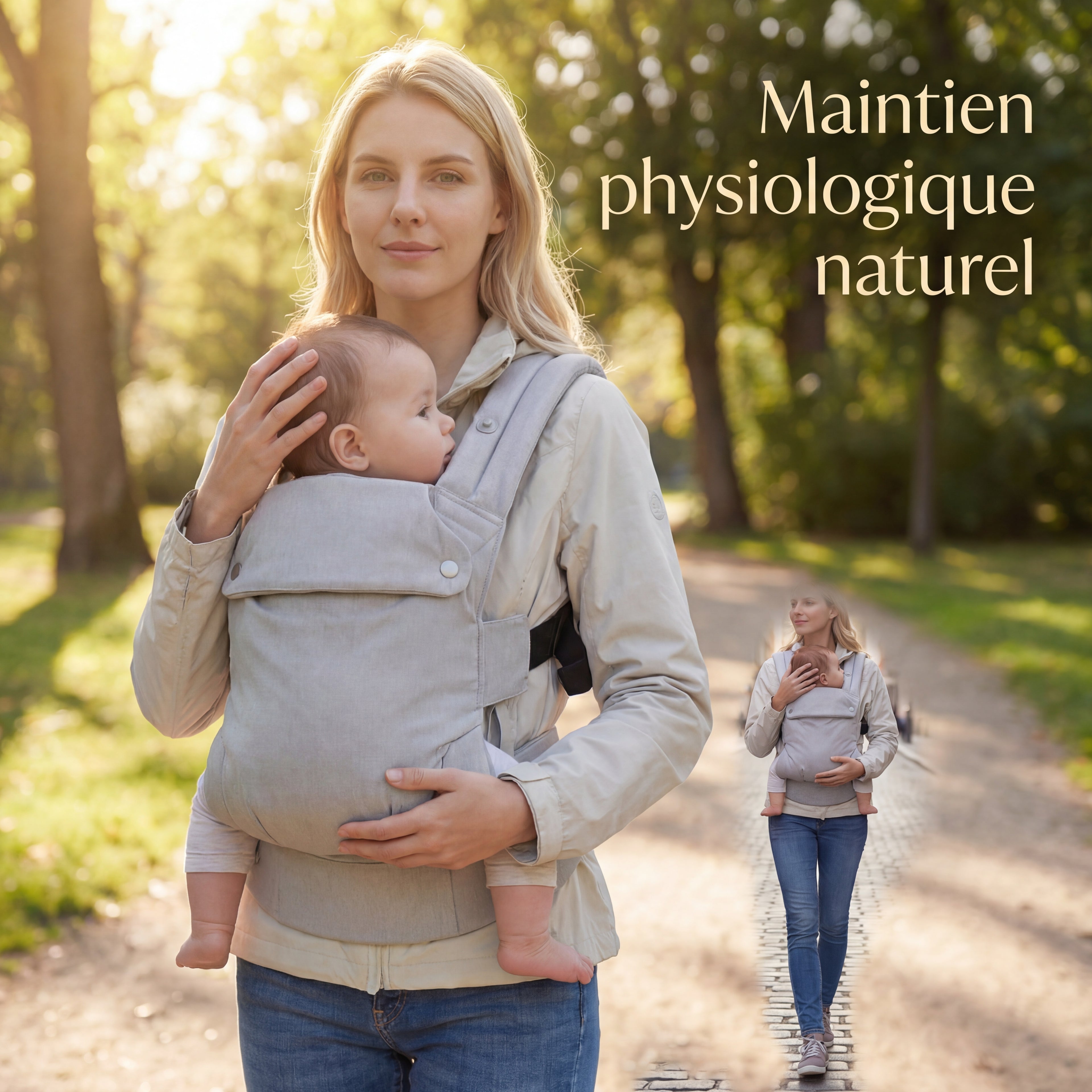 PorteBébé CURE™ – ErgoSupport Pro